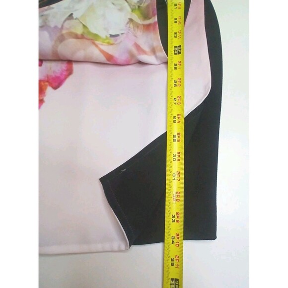 Ted Baker London Dress US Sz 6 Milisa Pure Peony Floral Printed Mini Sheath EUC - Picture 13 of 16